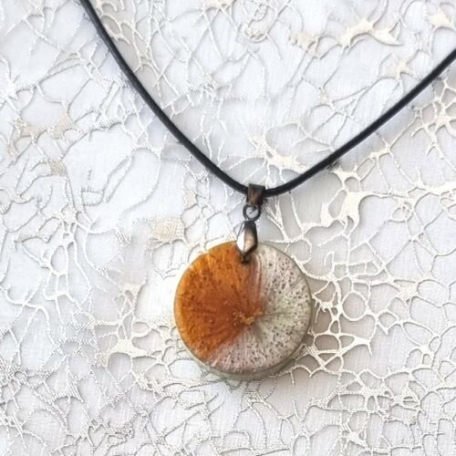 collier résine, collier unique et fait main, bijou artistique, collier original femme, bijou design résine, collier résine inclusions, Zélya bijoux
