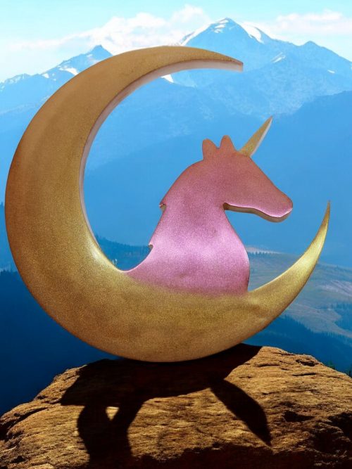 Croissant lune licorne