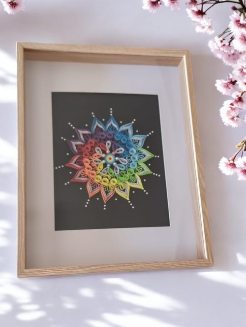 Tableau quilling mandala