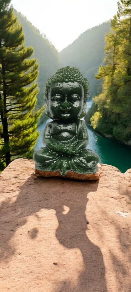 Bouddha vert foncé