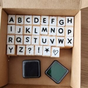 lot 30 tampons alphabet