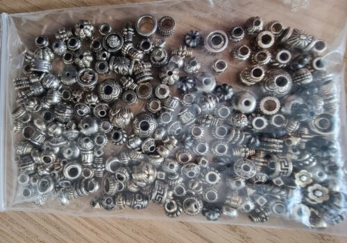 Lot 230 perles séparatrices en acier