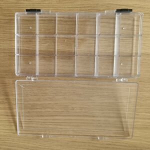 boite de rangement 18 compartiments blanches