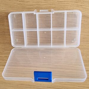 boite de rangement 10 compartiments blanche