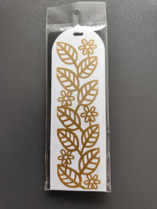 Pagéo feuilles et fleurs dorées