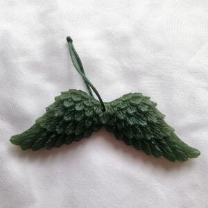 Angélia vert mat pailleté