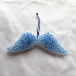 Angélia bleu pailleté