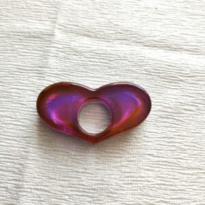 Lyra coeur rose violet