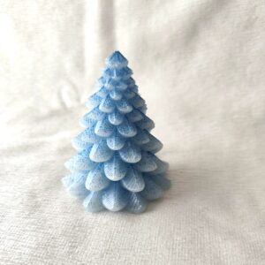 Arbélia blanc paillettes bleues