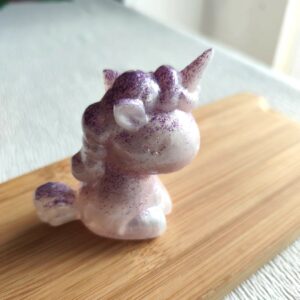 Zicorne violette pailletée