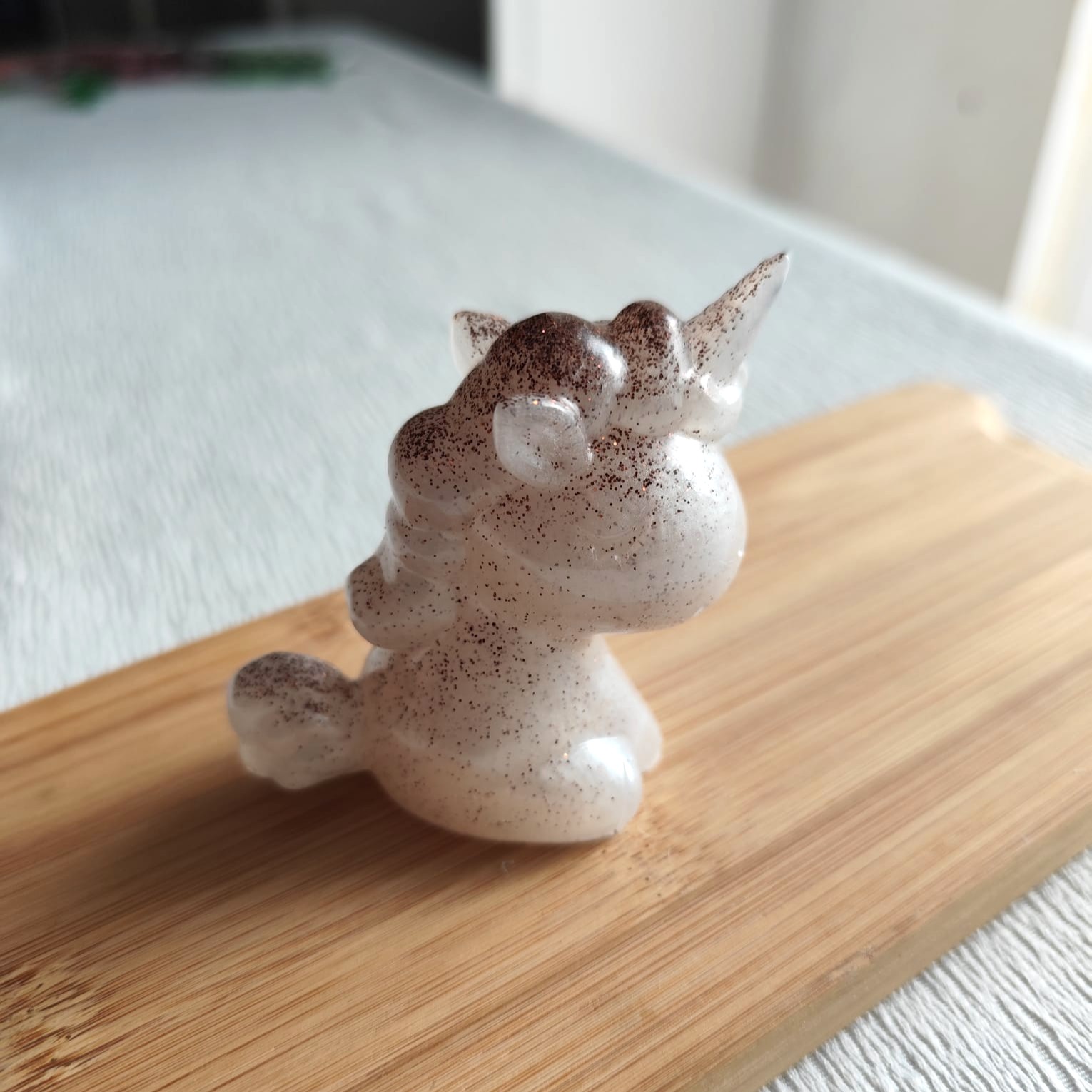 Zicorne marron pailletée