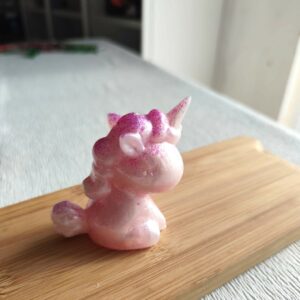 Zicorne rose pailletée