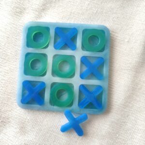 Jeu Tic Tac Toe vert et bleu