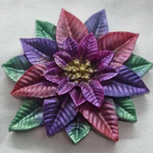 Roses de noël résine