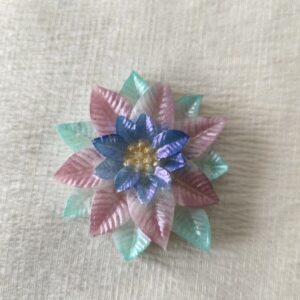 Etoile d'hiver bleu, violet vert pâle