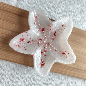 Eclat d'océan blanc rouge