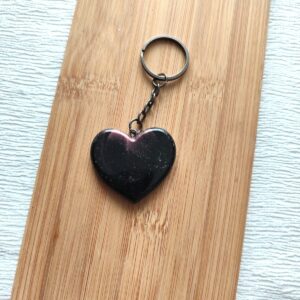 Coeur pop noir et rose