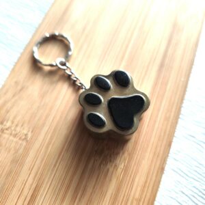 Porte clé "Pawpop" marron