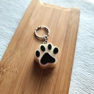 Porte clé "Pawpop" champagne