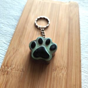 Porte clé "Pawpop" vert