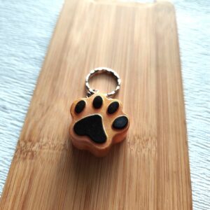 Porte clé "Pawpop" orange