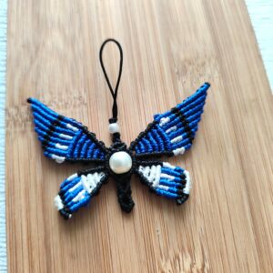 Porte clé "Éphém’Air" bleu