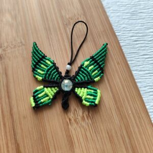 Porte clé "Éphém’Air" vert