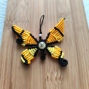 Porte clé "Éphém’Air" jaune