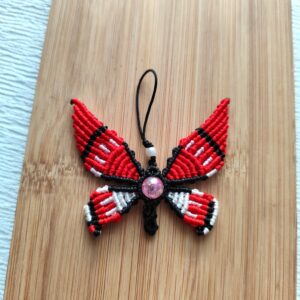 Porte clé "Éphém’Air" rouge