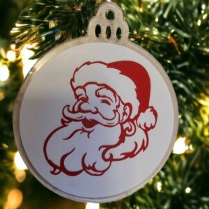 Acrynea père noël rouge et blanc