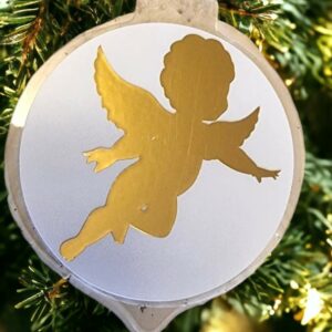 Acrynea Ange or et blanc éclairci