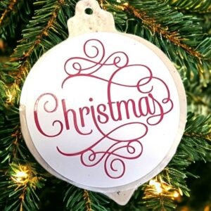 Acrynea Christmas rose et blanc