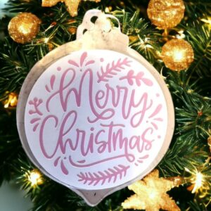 Boules de noël acryliques