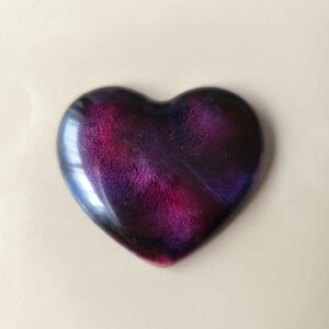 Magnet Coeurpop violet et rose