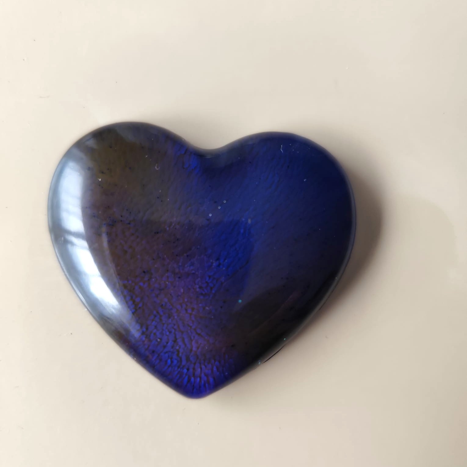 Magnet Coeurpop bleu et violet