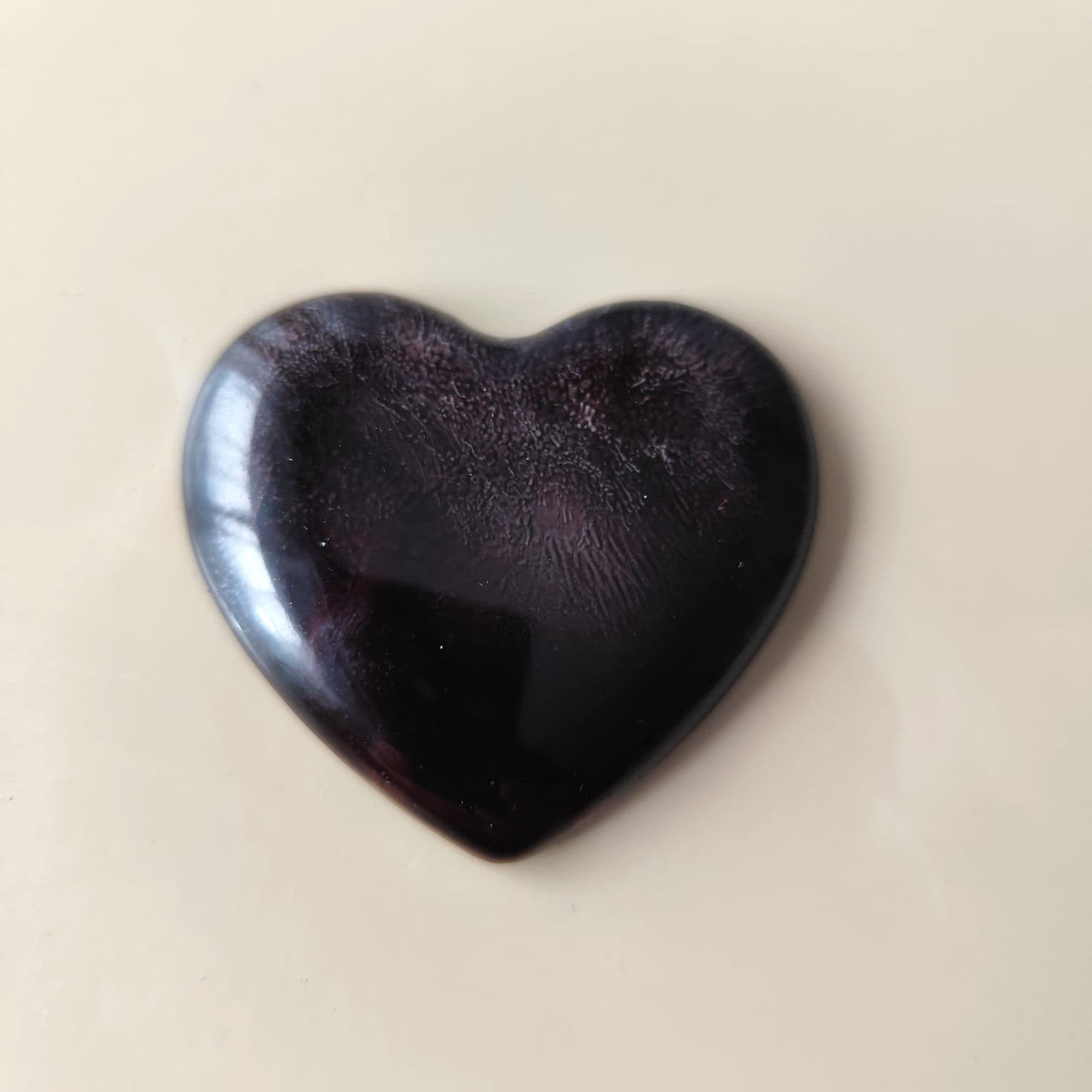 Magnet Coeurpop café et blanc