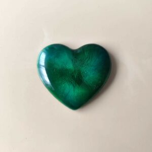 Magnet Coeurpop vert clair et foncé