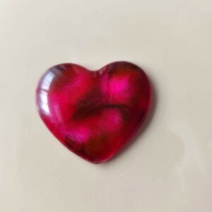 Magnet Coeurpop rouge fuschia